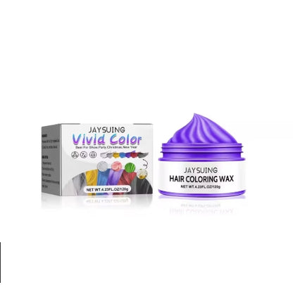 Colorful Hair Wax for Instant Style