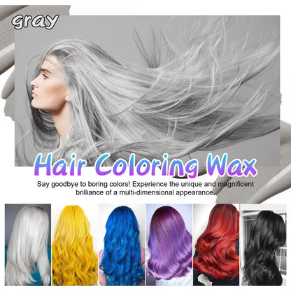 Colorful Hair Wax for Instant Style