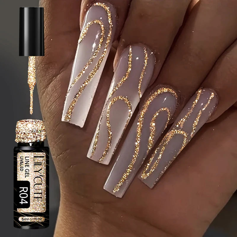 Sparkling Glow Nail Gel