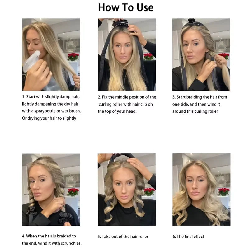 Dreamy Heatless Curl Headband