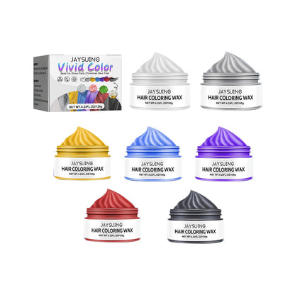 Colorful Hair Wax for Instant Style
