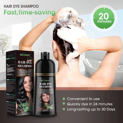 Magic Black Hair Color Shampoo